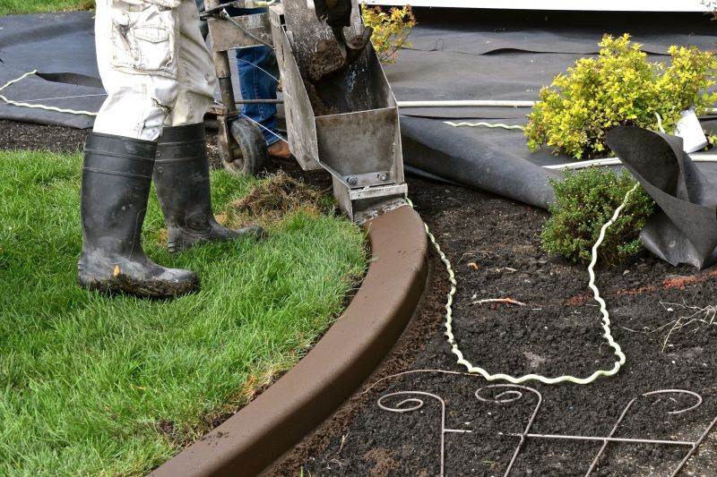 Concrete Border Installation