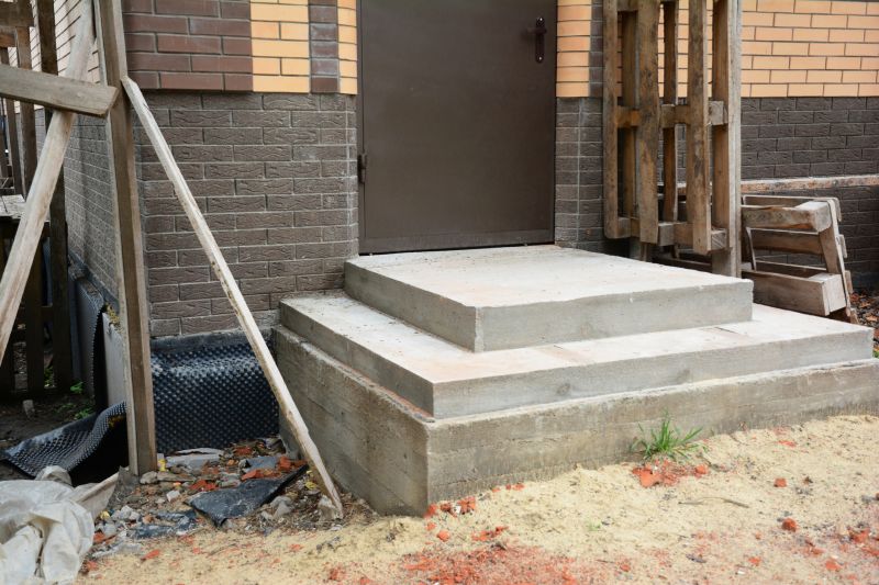 Front Steps Construction
